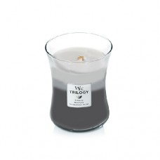 Medium Hourglass Trilogy Candle Warm Wool WoodWick Medium Hourglass Trilogy Candle Warm Wool WoodWick